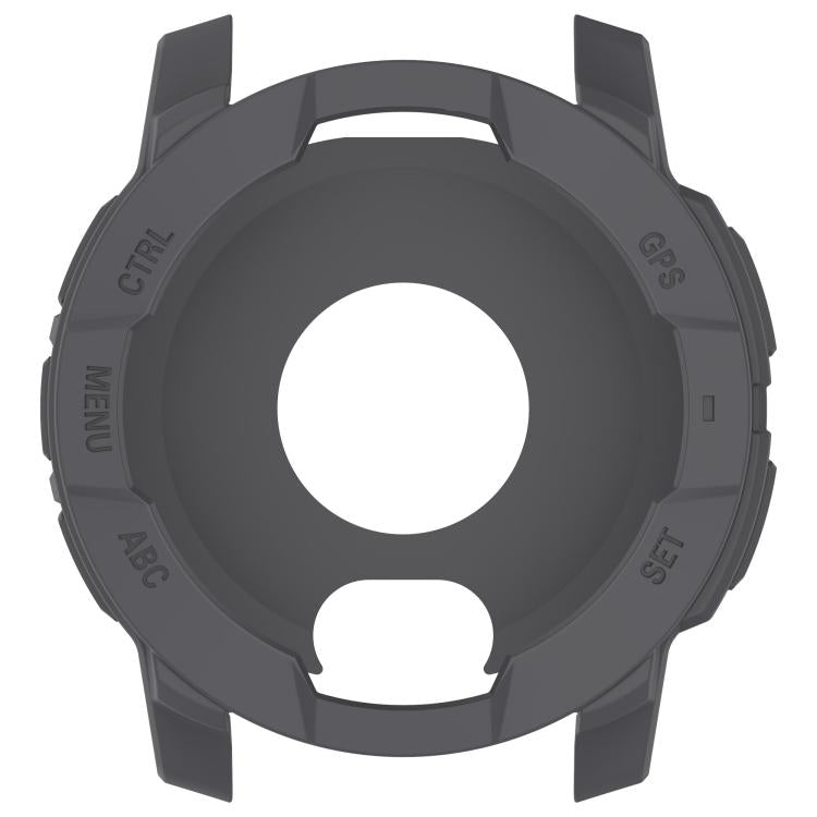For Garmin Instinct 3 AMOLED / Solar 45mm Silicone Watch Protective Case