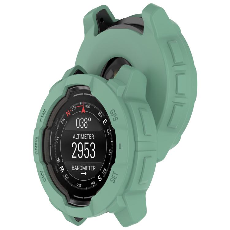 For Garmin Instinct 3 AMOLED / Solar 45mm Silicone Watch Protective Case