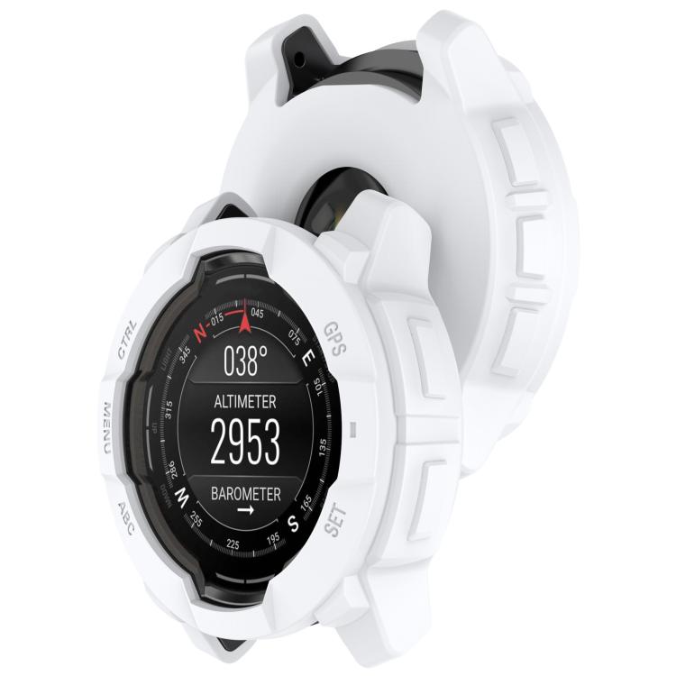 For Garmin Instinct 3 AMOLED / Solar 45mm Silicone Watch Protective Case