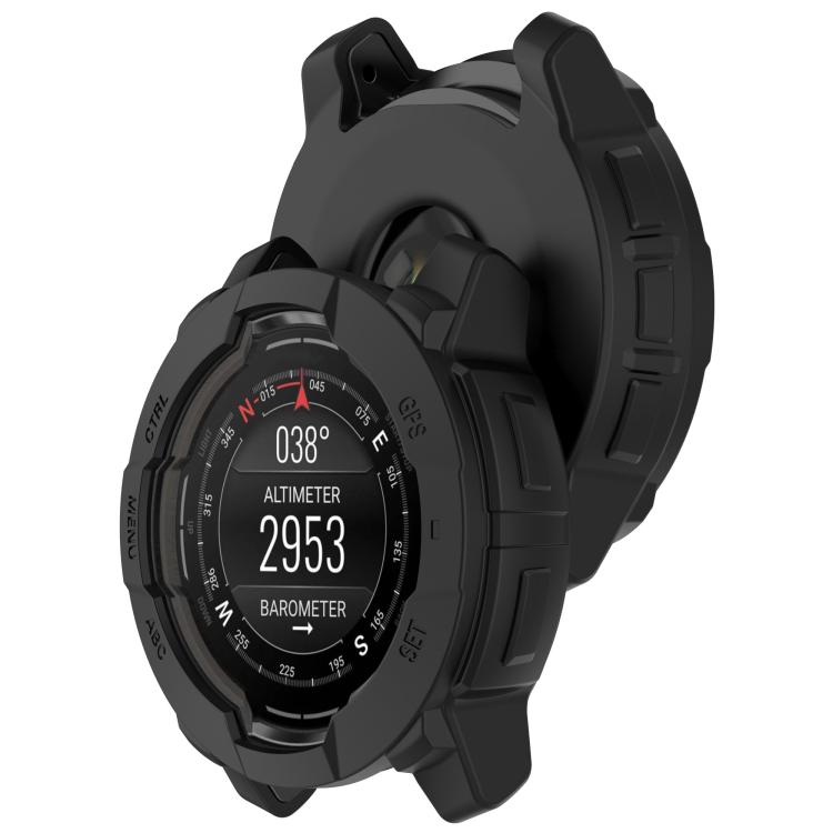 For Garmin Instinct 3 AMOLED / Solar 50mm Silicone Watch Protective Case