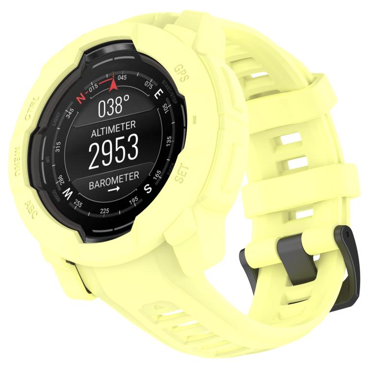 For Garmin Instinct 3 AMOLED / Solar 50mm Silicone Watch Protective Case