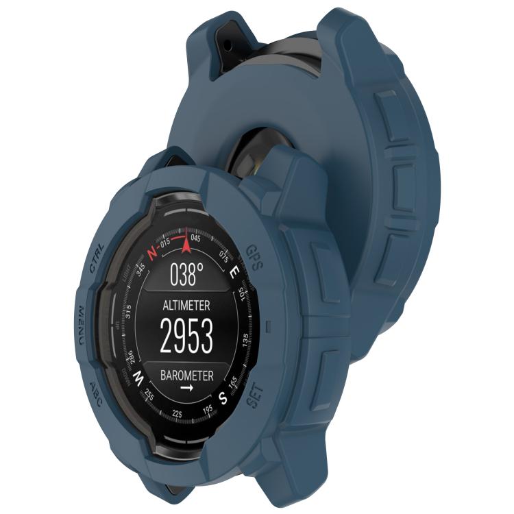 For Garmin Instinct 3 AMOLED / Solar 50mm Silicone Watch Protective Case