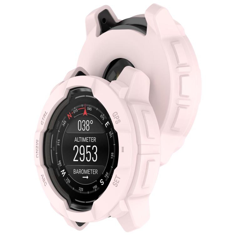 For Garmin Instinct 3 AMOLED / Solar 50mm Silicone Watch Protective Case