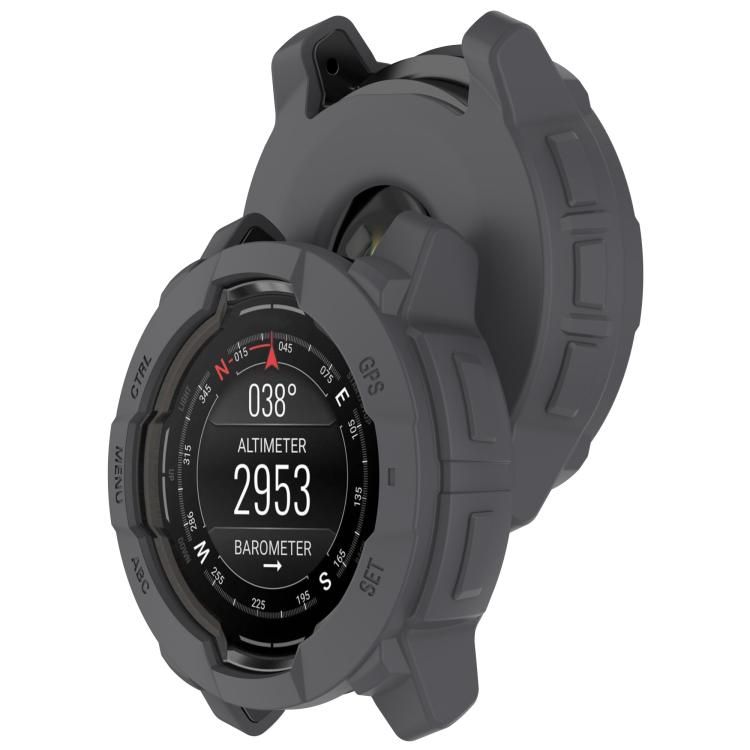 For Garmin Instinct 3 AMOLED / Solar 50mm Silicone Watch Protective Case