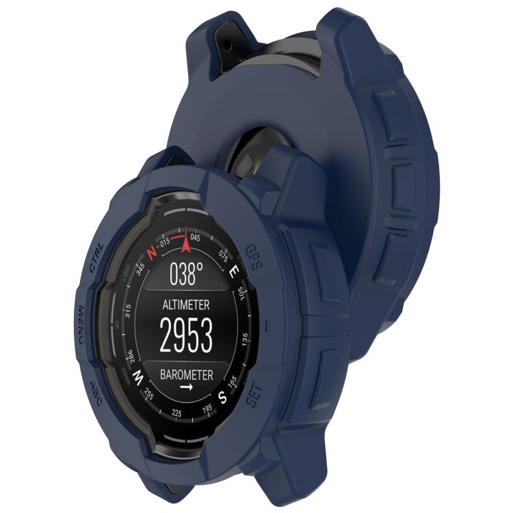 For Garmin Instinct 3 AMOLED / Solar 50mm Silicone Watch Protective Case