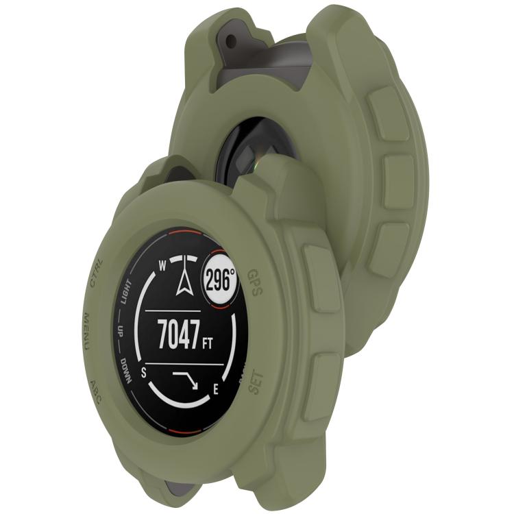 For Garmin Instinct E 45mm Silicone Watch Protective Case