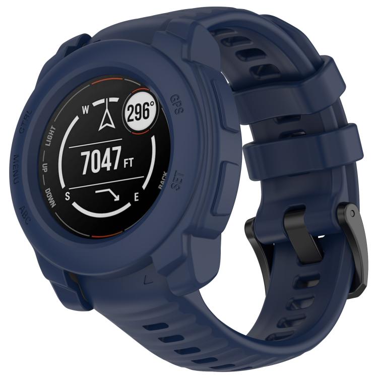 For Garmin Instinct E 45mm Silicone Watch Protective Case