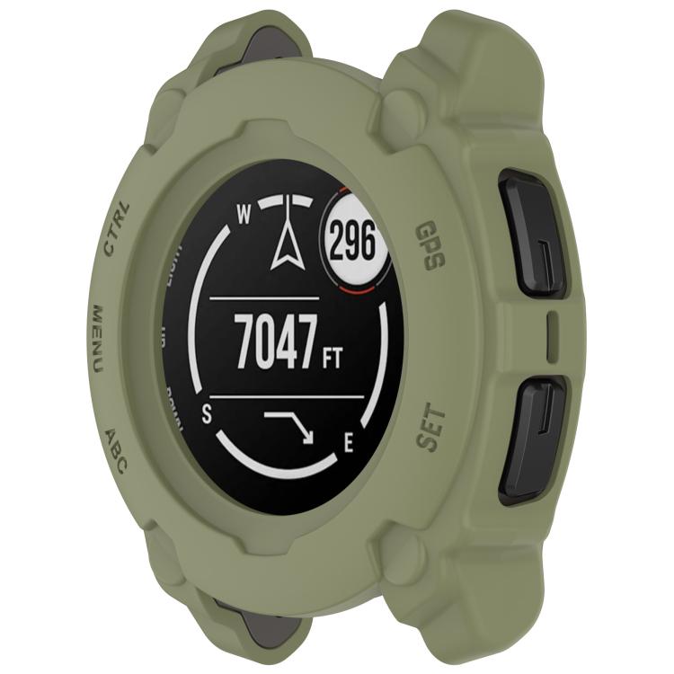 For Garmin Instinct E 40mm Half Coverage Hollow TPU Armour Watch Protective Case