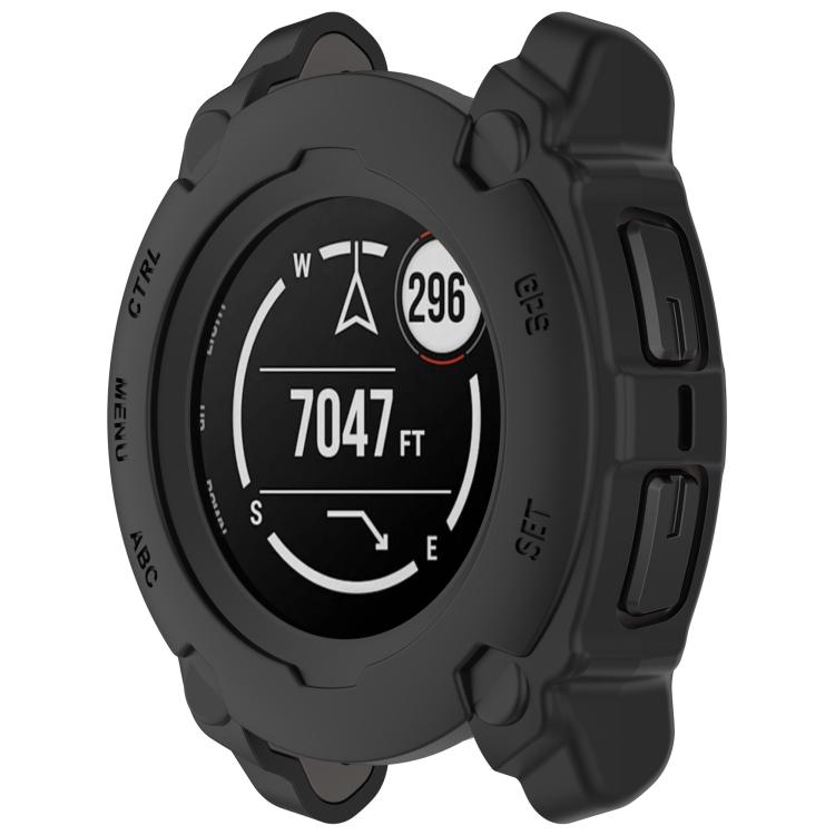 For Garmin Instinct E 40mm Half Coverage Hollow TPU Armour Watch Protective Case