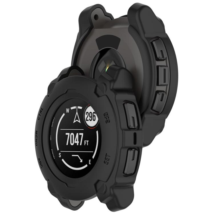 For Garmin Instinct E 40mm Half Coverage Hollow TPU Armour Watch Protective Case