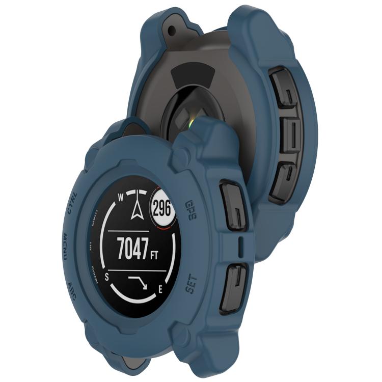 For Garmin Instinct E 40mm Half Coverage Hollow TPU Armour Watch Protective Case