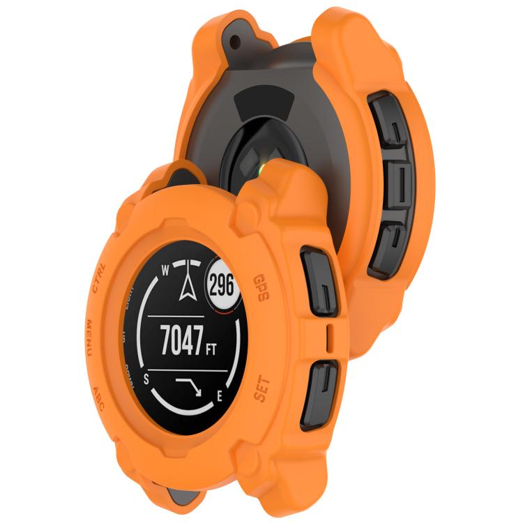 For Garmin Instinct E 45mm Half Coverage Hollow TPU Armour Watch Protective Case