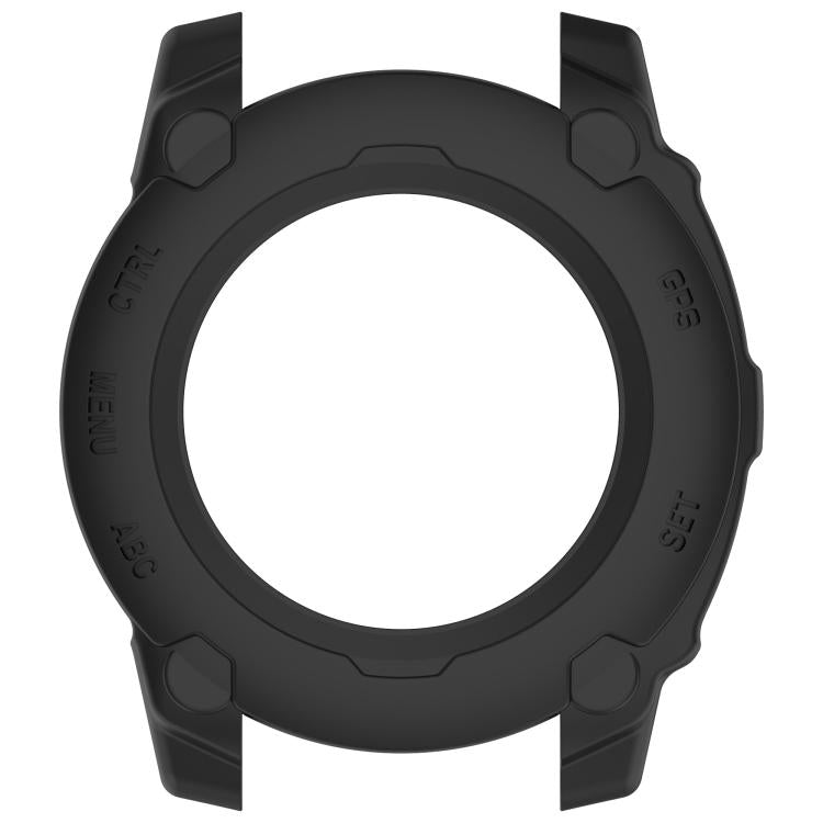 For Garmin Instinct E 45mm Half Coverage Hollow TPU Armour Watch Protective Case