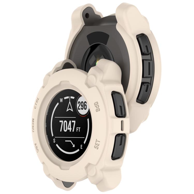 For Garmin Instinct E 45mm Half Coverage Hollow TPU Armour Watch Protective Case