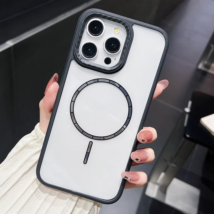 For iPhone 13 Pro Max Chocolate Transparent MagSafe Shockproof Phone Case