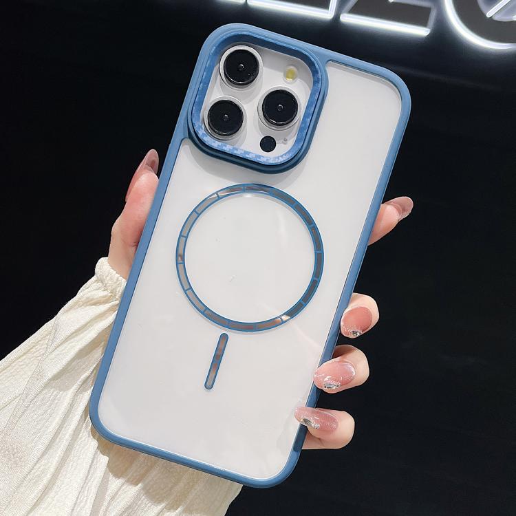 For iPhone 16 Pro Max Chocolate Transparent MagSafe Shockproof Phone Case