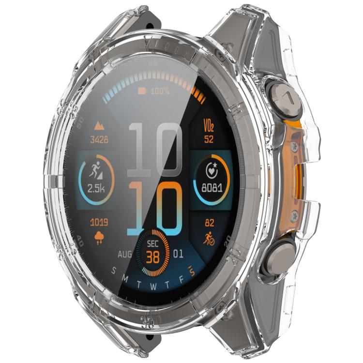 For Garmin Tactix 8 AMOLED 51mm Tempered Film Integrated PC Watch Protective Case