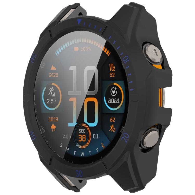 For Garmin Tactix 8 Solar 51mm Tempered Film Integrated PC Watch Protective Case