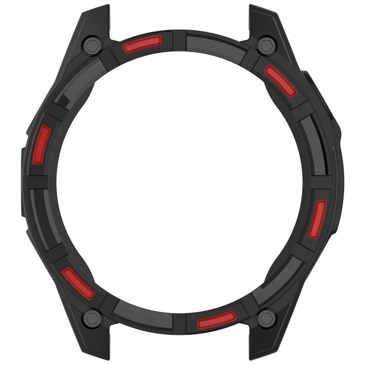For Garmin Tactix 8 AMOLED 47mm Hollow Armor TPU Half Coverage Watch Protective Case