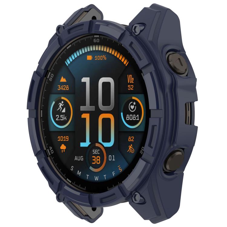 For Garmin Tactix 8 AMOLED 51mm Hollow Armor TPU Half Coverage Watch Protective Case