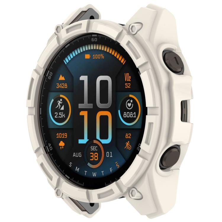 For Garmin Tactix 8 AMOLED 51mm Hollow Armor TPU Half Coverage Watch Protective Case