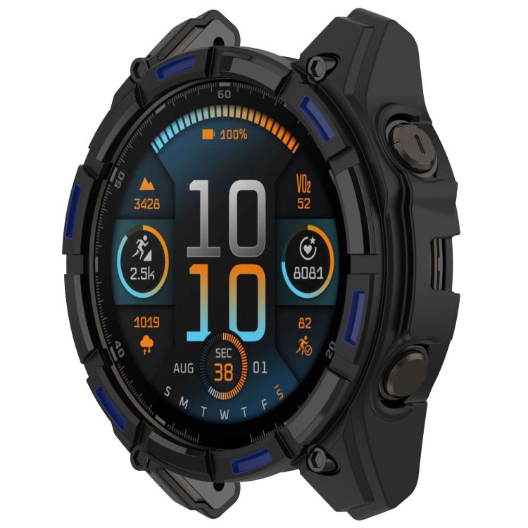 For Garmin Tactix 8 AMOLED 51mm Hollow Armor TPU Half Coverage Watch Protective Case