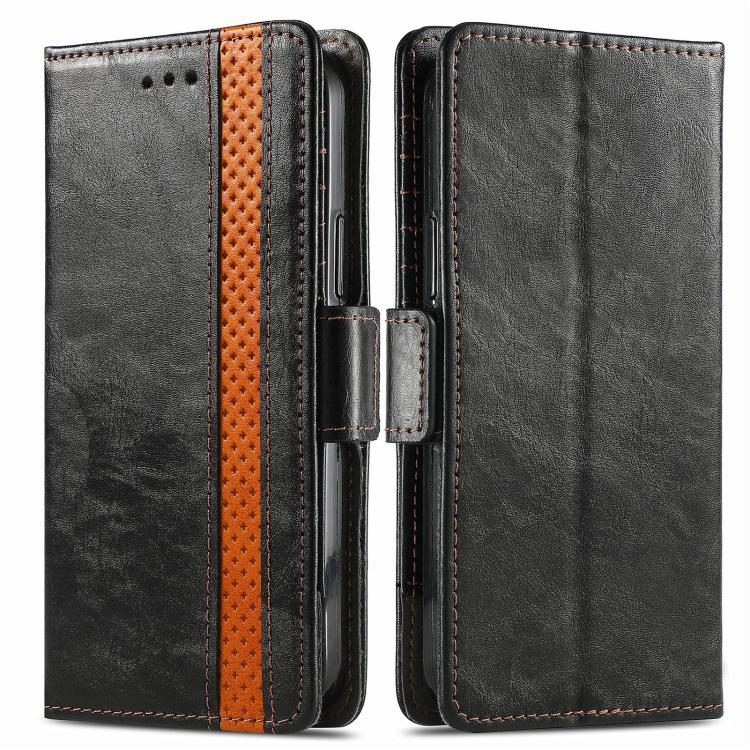 For Fujitsu Arrows We2 / F-52E CaseNeo Splicing Dual Magnetic Buckle Leather Phone Case