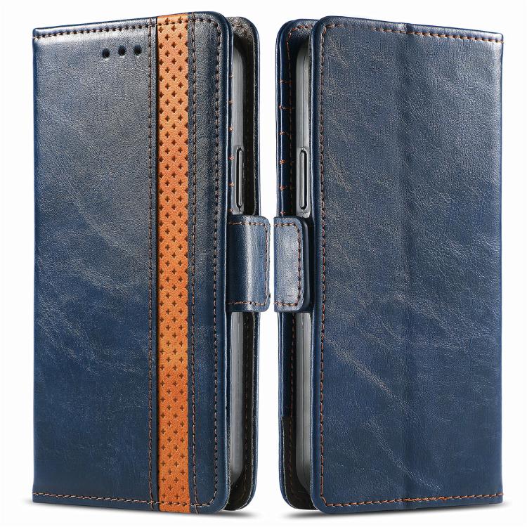 For Fujitsu Arrows We2 / F-52E CaseNeo Splicing Dual Magnetic Buckle Leather Phone Case