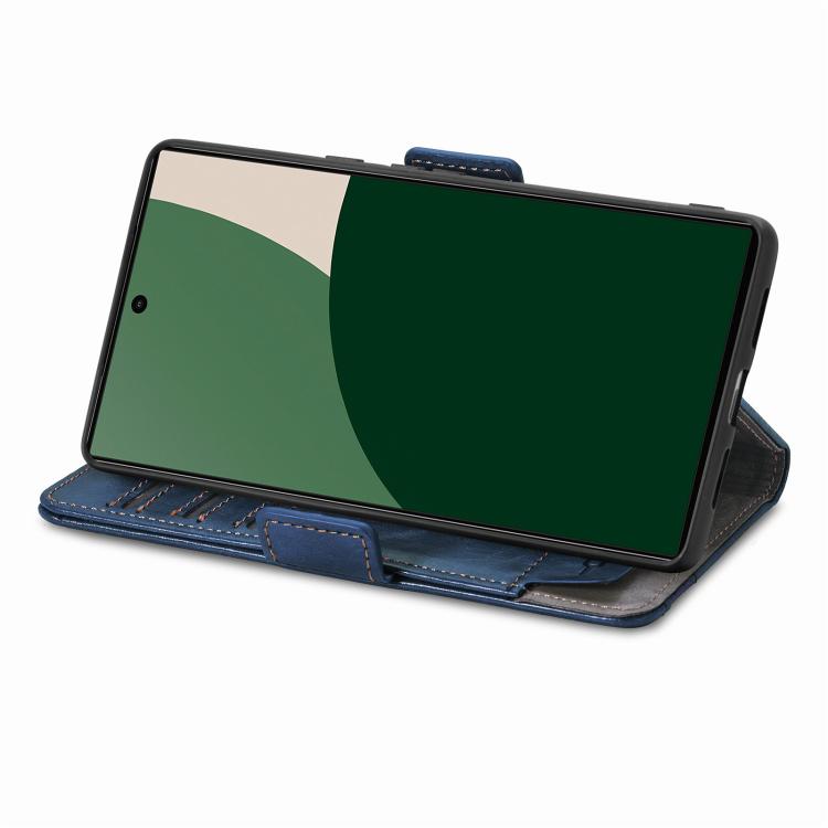 For Fujitsu Arrows We2 / F-52E CaseNeo Splicing Dual Magnetic Buckle Leather Phone Case