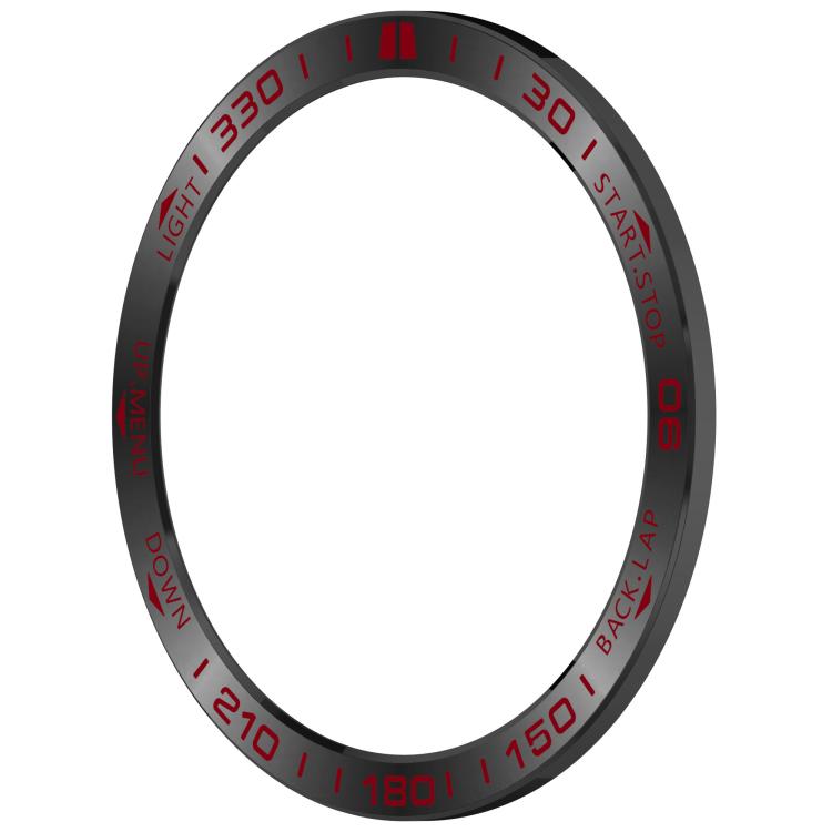 For Garmin Fenix 8 AMOLED 43mm Stainless Steel Metal Watch Protective Ring