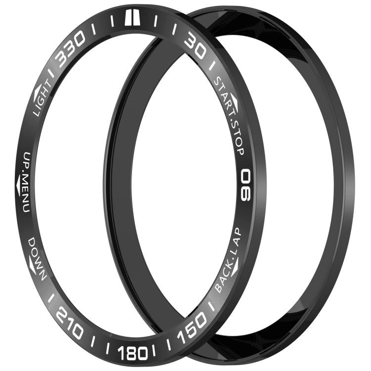 For Garmin Fenix 8 MIP 47mm Stainless Steel Metal Watch Protective Ring