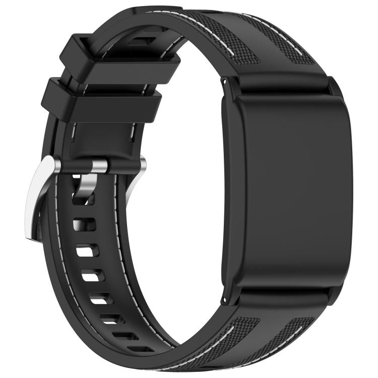 For WHOOP 5.0 / 4.0 Composite Type Nylon Braided Silicone Watch Band