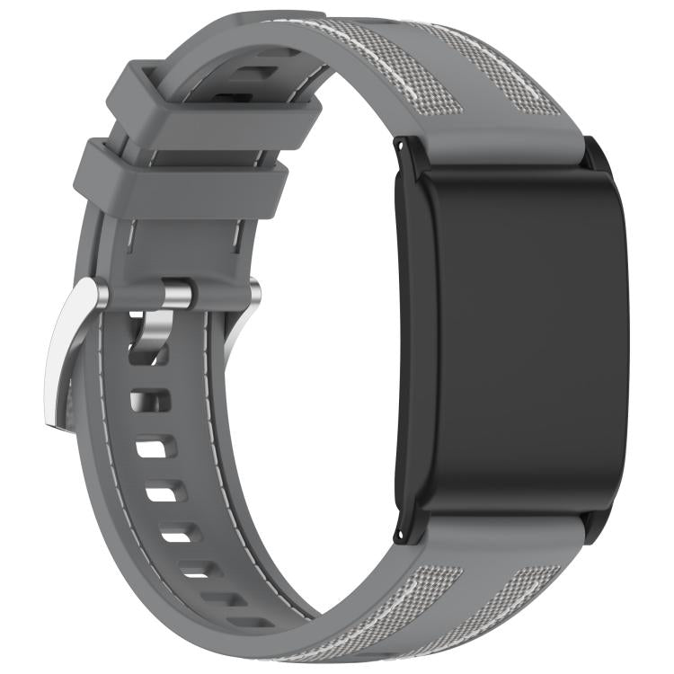 For WHOOP 5.0 / 4.0 Composite Type Nylon Braided Silicone Watch Band