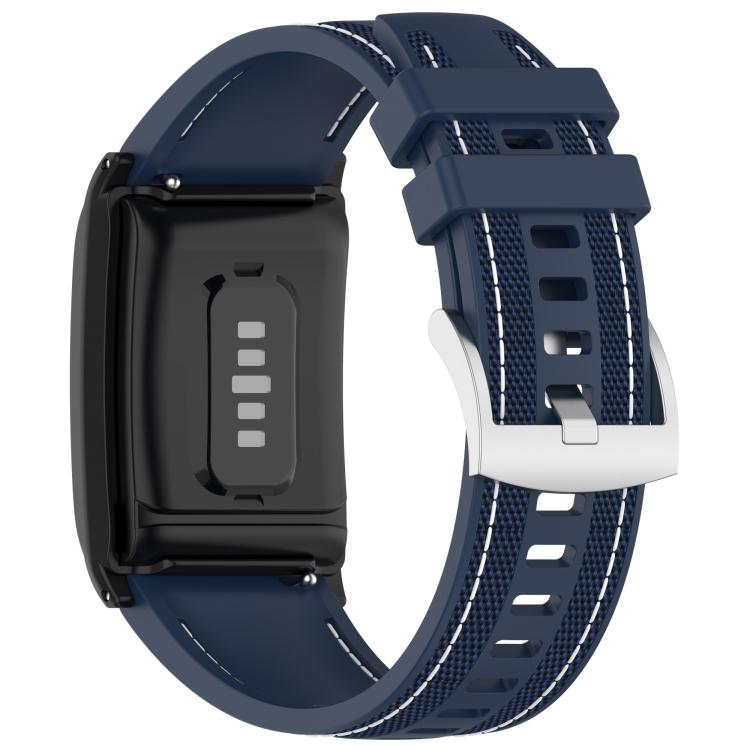 For WHOOP 5.0 / 4.0 Composite Type Nylon Braided Silicone Watch Band