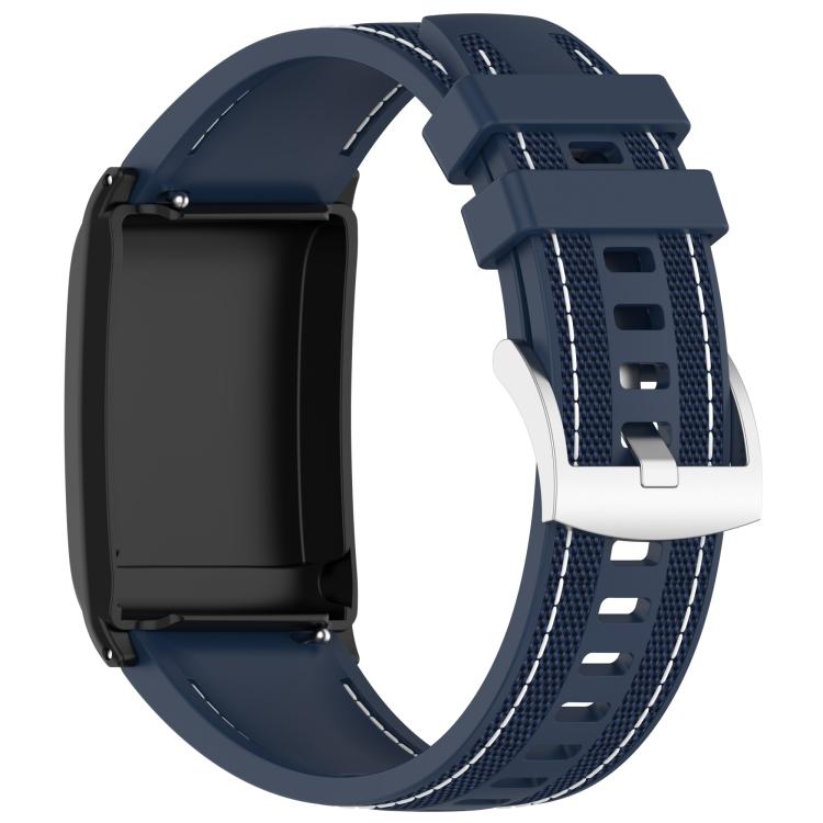 For WHOOP 5.0 / 4.0 Composite Type Nylon Braided Silicone Watch Band