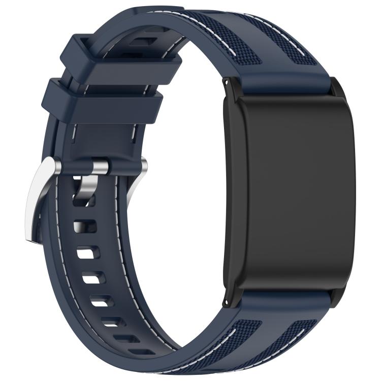For WHOOP 5.0 / 4.0 Composite Type Nylon Braided Silicone Watch Band
