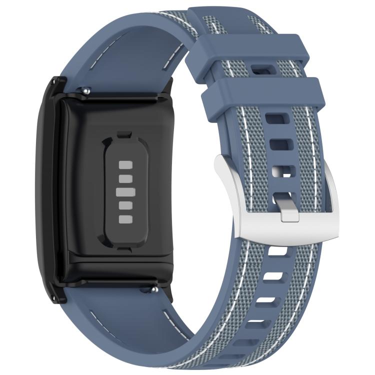 For WHOOP 5.0 / 4.0 Composite Type Nylon Braided Silicone Watch Band