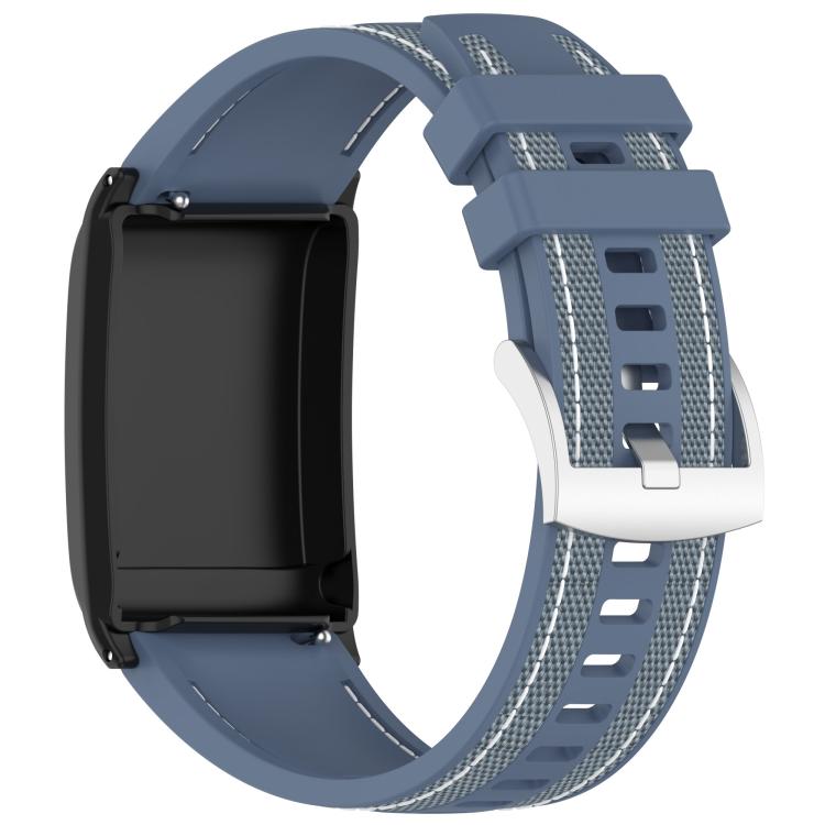 For WHOOP 5.0 / 4.0 Composite Type Nylon Braided Silicone Watch Band