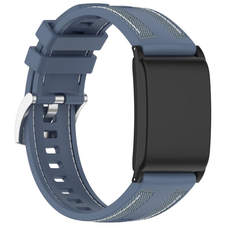 For WHOOP 5.0 / 4.0 Composite Type Nylon Braided Silicone Watch Band