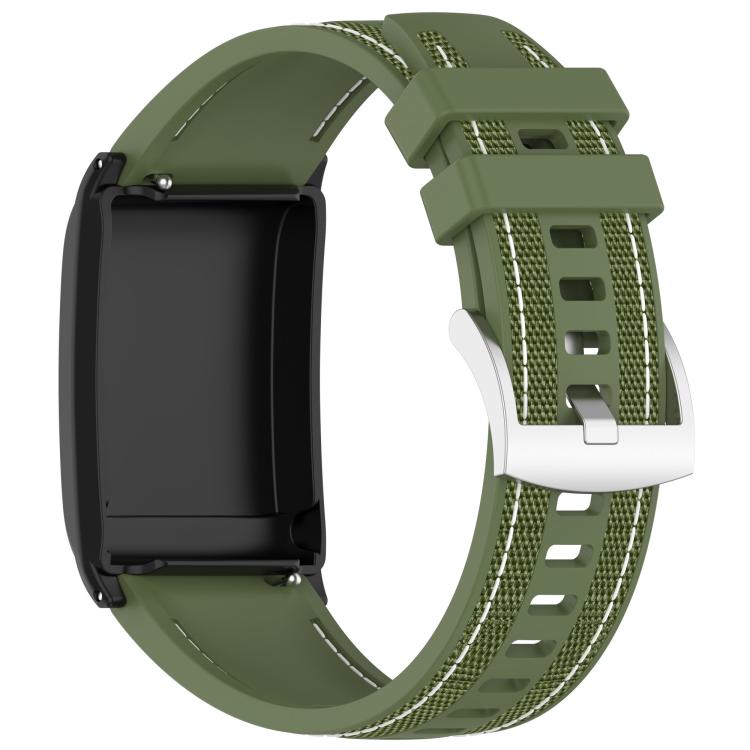 For WHOOP 5.0 / 4.0 Composite Type Nylon Braided Silicone Watch Band