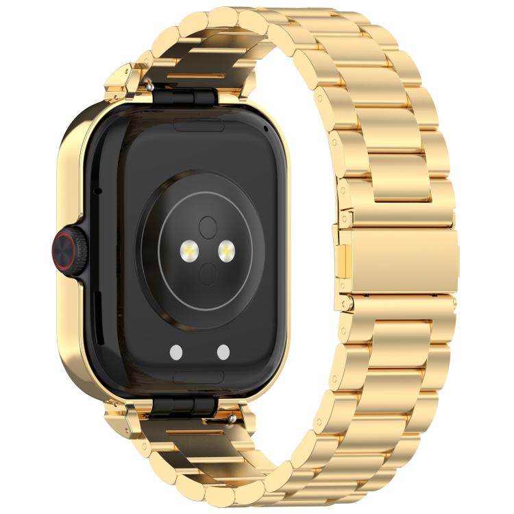 For vivo iQOO Watch GT Watch Frame Integrated Three Beads Stainless Steel Watch Band