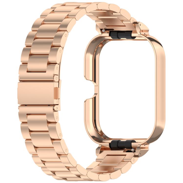 For vivo iQOO Watch GT Watch Frame Integrated Three Beads Stainless Steel Watch Band