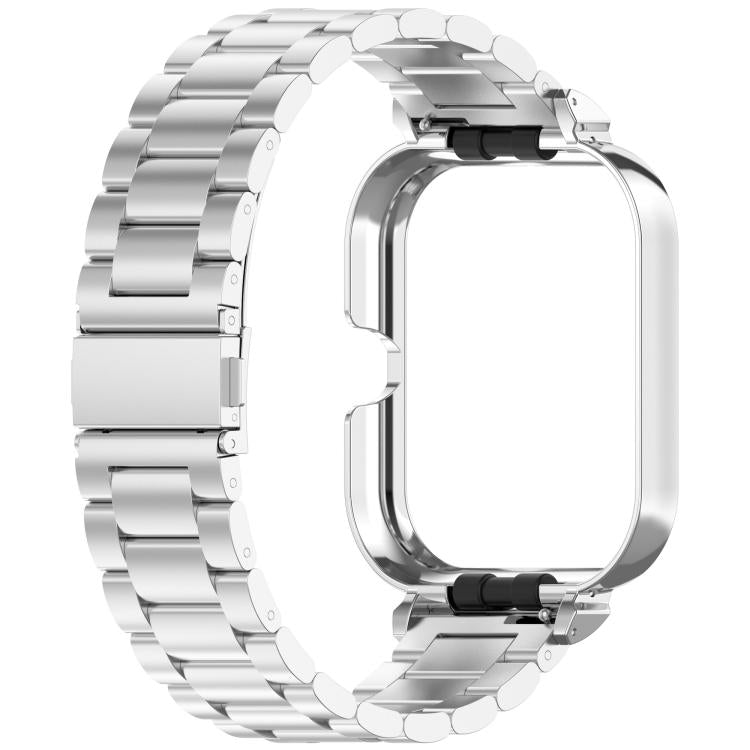 For vivo iQOO Watch GT Watch Frame Integrated Three Beads Stainless Steel Watch Band