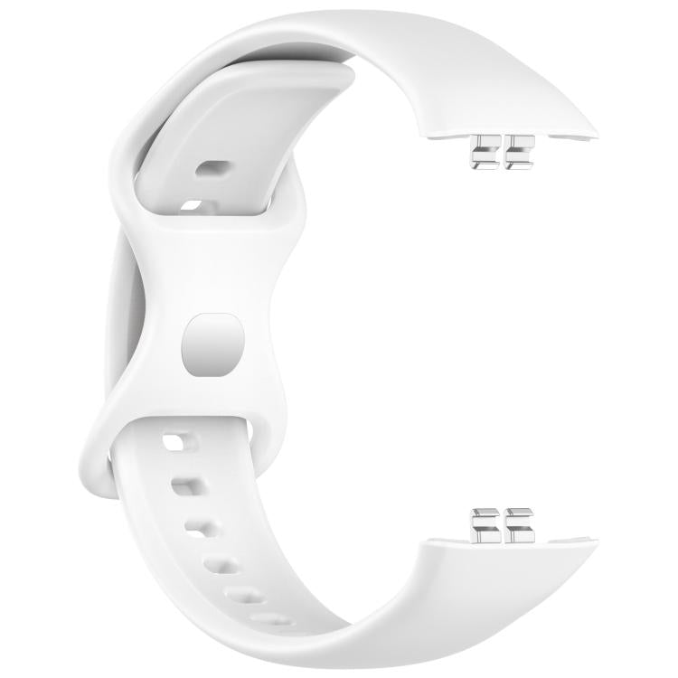 For Honor ROSSINI 2i Solid Color Butterfly Buckle Silicone Watch Band