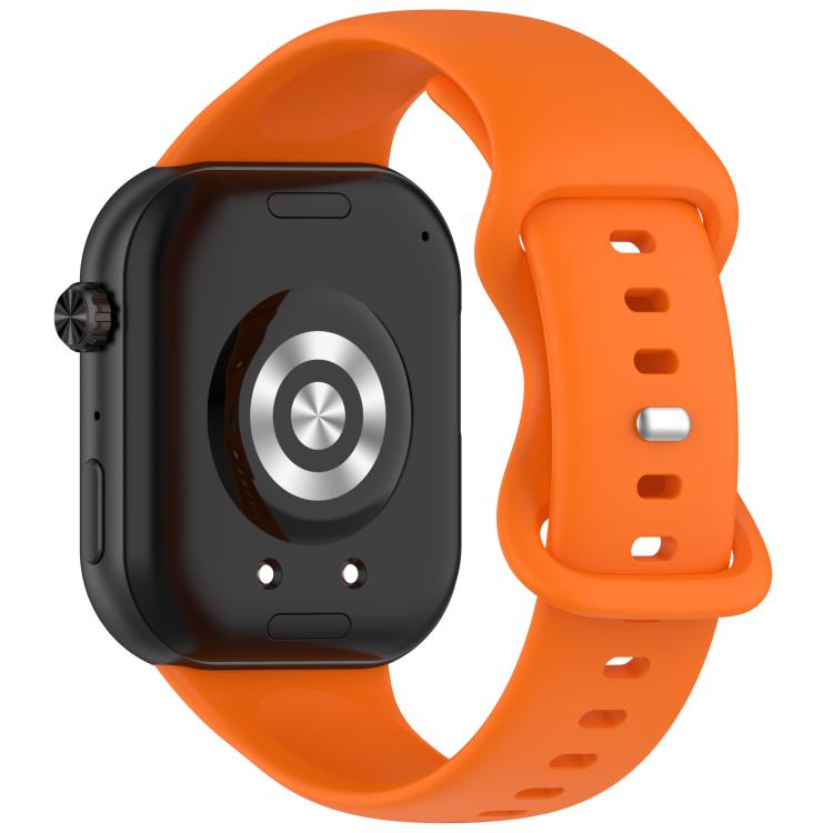 For Honor ROSSINI 2i Solid Color Butterfly Buckle Silicone Watch Band