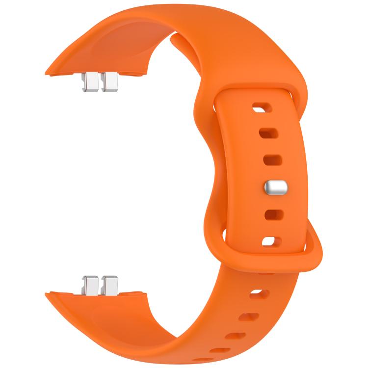 For Honor ROSSINI 2i Solid Color Butterfly Buckle Silicone Watch Band