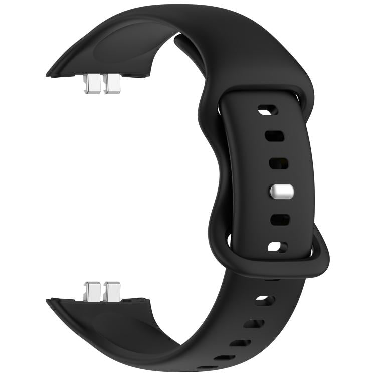 For Honor ROSSINI 2i Solid Color Butterfly Buckle Silicone Watch Band
