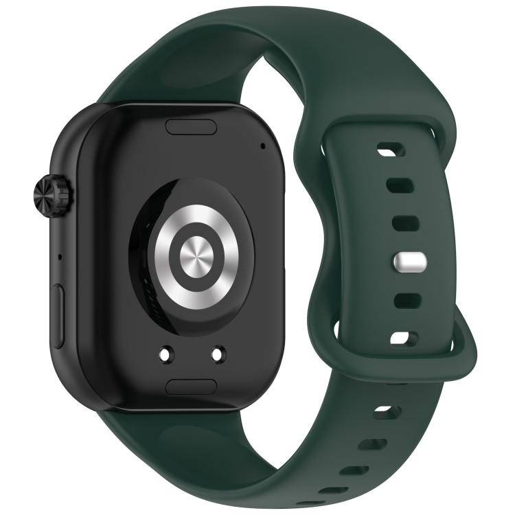 For Honor ROSSINI 2i Solid Color Butterfly Buckle Silicone Watch Band