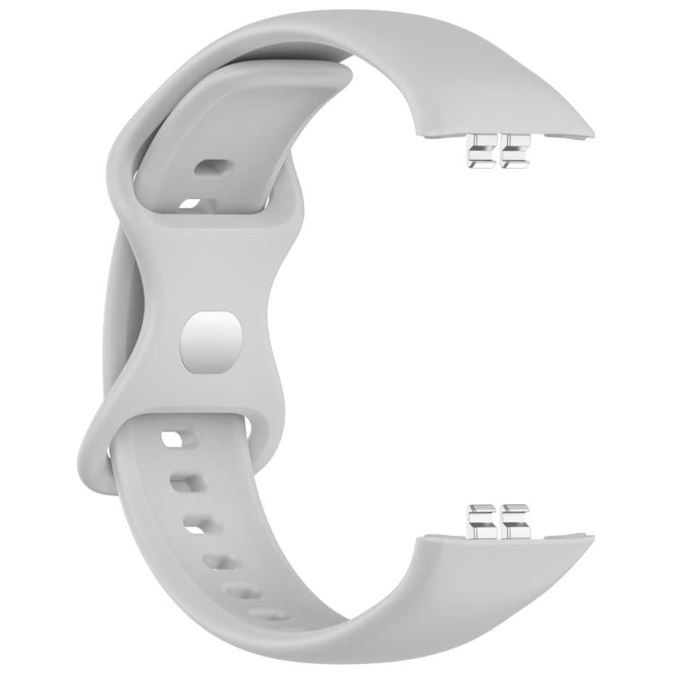 For Honor ROSSINI 2i Solid Color Butterfly Buckle Silicone Watch Band