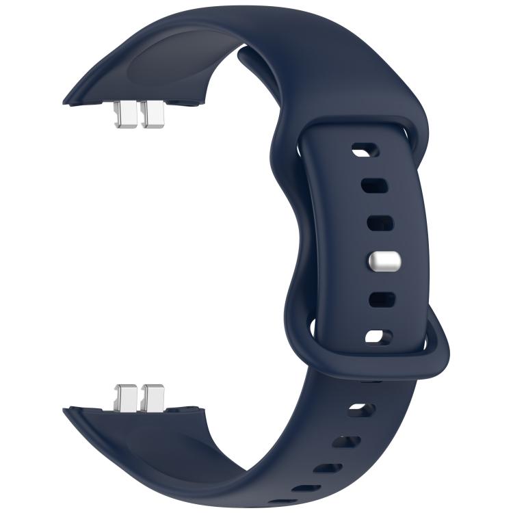 For Honor ROSSINI 2i Solid Color Butterfly Buckle Silicone Watch Band